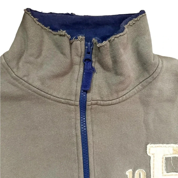 Mini Boden | Quarter-Zip Ragged Hem Pullover (11-12 yrs) - Picture 4 of 8